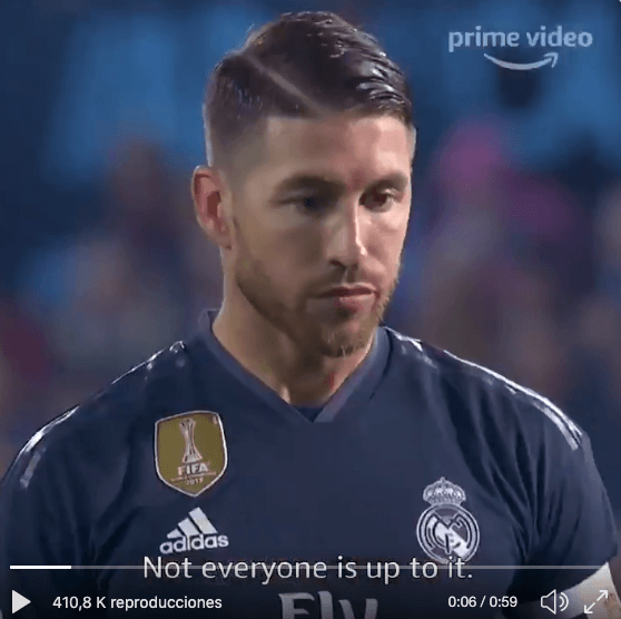 videomarketing deportivo Ramos